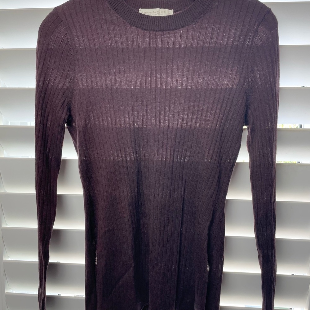 Abercrombie & Fitch 100% merino wool long sleeve